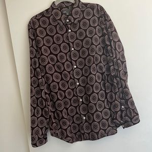 Final OffLike new Vince 100% lightweight cotton shirt, beautiful chocolate brown